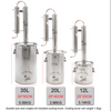 Alcohol Ethanol Distiller Home Brew   Wine Making Boiler 316 Stainless Steel