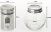 Metall & Glas Gewürze Schüttler Glasbehälter 9 Kanister 2 Ebenen Gitterrost