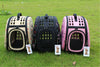 Transpirable Mascota Perro Plegable Mano Out Bolsas Mochila Portable Viaje Osito