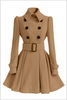 Women's Gorgeous  Belted Winter Spring Autumn Fall Long Coat Jacket 6 colors