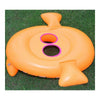 Inflatable Cartoon Children Water Taxis Toy Swim Ring with Handle    clownfish