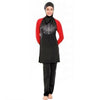 Musulmán Bañador Burqini Traje de Baño Mujer Rojo