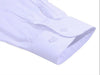 Lucky Horse Mens Classic White Business Shirt Long Sleeve Fit For Formal Suit