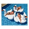 Flaming Super Big Swan Water Inflatable Floating Mat Row Swim Ring