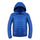Light Thin Short Down Coat Man Hooded Fashionable   blue