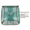 Automatique Filet de Pêche Cage Solid Épais M Carré Cage 5 Holes