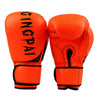 Gants de Boxe Pu Gratuit Combat Adulte Gants Orange