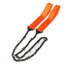 Gardening Hand Chain Saw Orange Handle 65 Manganese Steel Hand Felling Saw