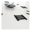Romain Chiffre Acrylique Horloge Murale Décoration Acrylique Noir