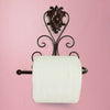 Iron kitchen toilet towel roll paper holder POLY Black White Red Copper