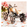 Vintage Cars Iron Chain Snowmobile Model  Table Decoration   Red wine