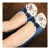 Peacock Old Beijing Cloth Embroidered Shoes