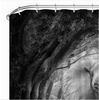 1.8x1.8m Waterproof Shower Curtain Polyester Fabric Bathroom 12 hooks Elephant