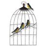 Moderne Acier Oiseau Cage Murale Décoration C