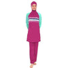 Musulmán Bañador Mujer Traje de Baño Burqini Rojo Burqini