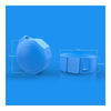 Btm101 Gel Silice Protecteurs D'Accident Mini Portable Haut-Parleur Stéréo Bleu