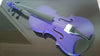 Student Acoustic Violin Full 4/4 Maple Spruce with Case Bow Rosin Purple