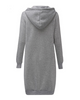Womens Zip Front Fleece Long Hoodie Sweatshirt Jacket Plus Size
