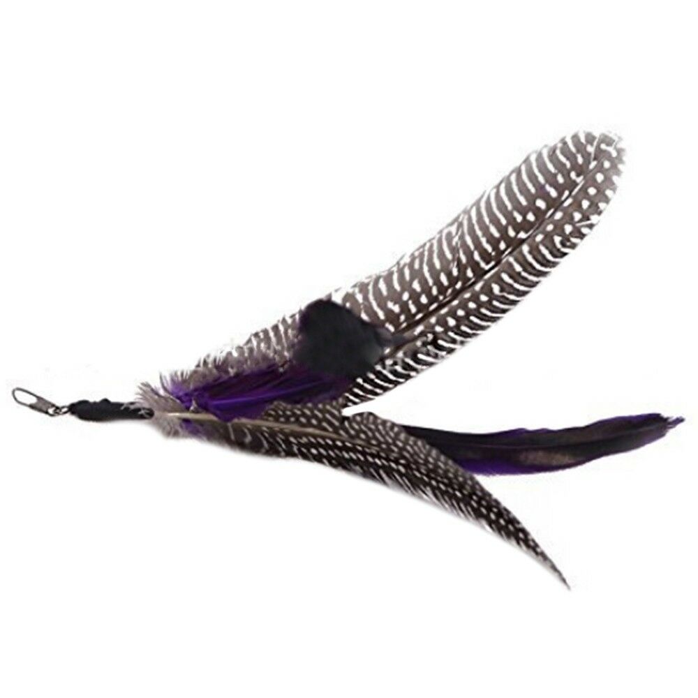 Cat Toy Pearl Big Bird Feather 5 pcs/bag
