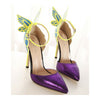 Dreamlike Butterfly Wings High Heel Stiletto Sandals Cocktail Party Club Event