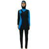 Muslim Swimsuit Burqini Woman Swimsuit   blue Burqini