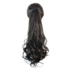 Wig Horsetail Lace-up Long Curled Hair