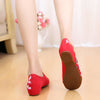 Old Beijing Cloth Shoes Summer National Style Embroidered Shoes red