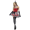 Game Uniform  Woman Refinement Costume Clown Halloween Stage