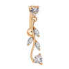 Body Puncture Ornament Leaf Navel Ring