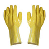 Un Par Trabajo Protección PVC Algodón Toallita Guantes 028 28cm