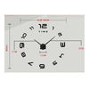 Salle à Manger Silencieux Horloge Murale Super Grande Taille Acrylique Diy