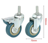 3” Roulettes Kit 4 Pièces Lot 100mm