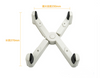 X-Shape Bureau Support Porteur Tour Ordinateur Étui CARTOUCHE Noir ou Blanc