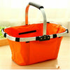 Colourful Market Portable Picnic Basket  Reusable Shopping Picnic Basket