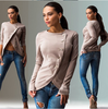 Women's Fashion  Side Button Fitted Blazer Top 3 solid colors
