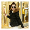 Sount Korean Style Short Down Coat Panda Design Coat   black