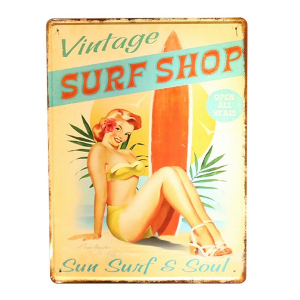 Europe Vintage Iron Car Plate Wall Hanging Decoration    T63