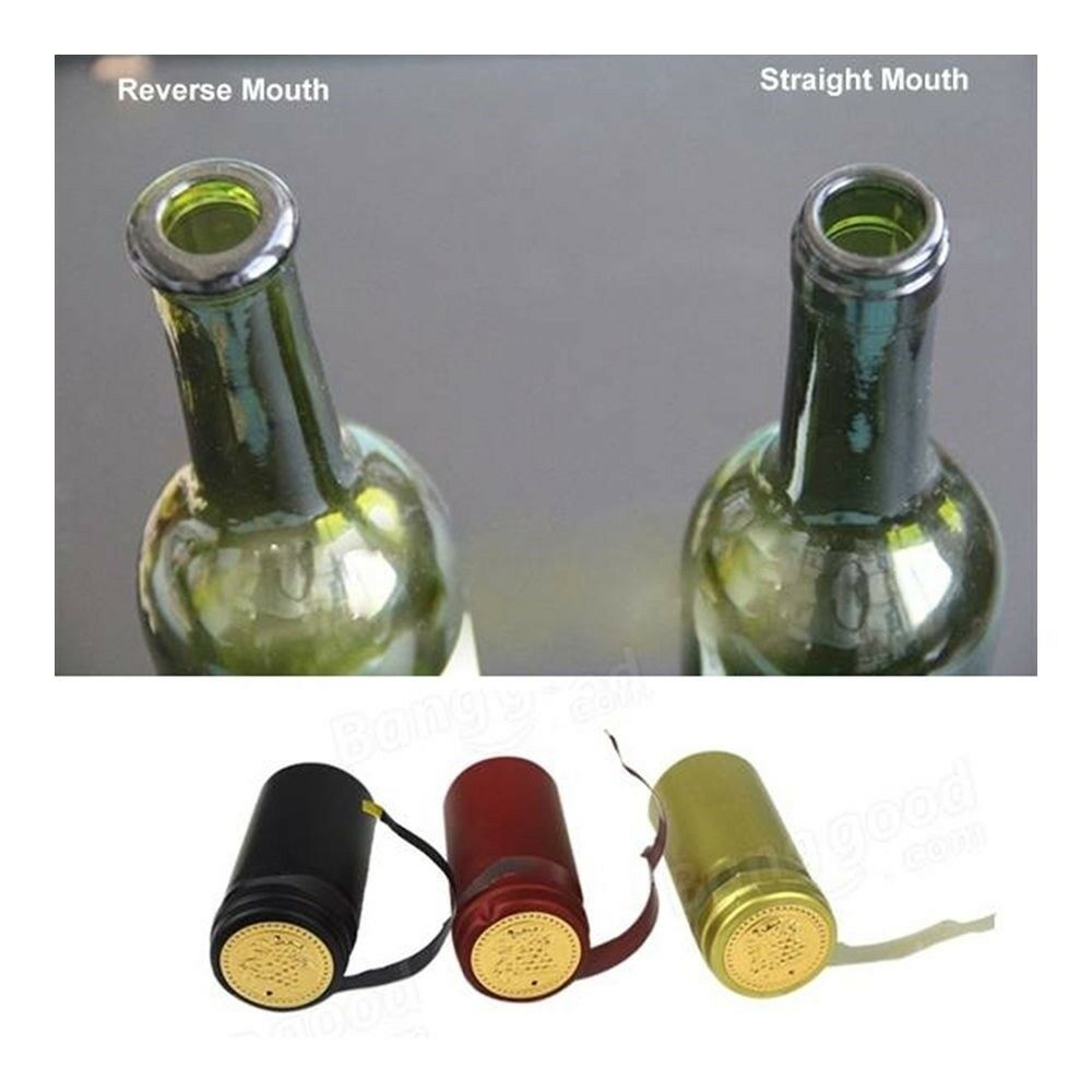 50Pcs 3mm PVC Tear Tape Wine Bottle Heat Shrink Cap Sealing Cover Home Brew Tool