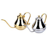 Stainless Steel Coffee Pot with Long Mouth golden