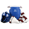 Taekwondo Protective Gear 5pcs Set Thick For Tournament blue male S