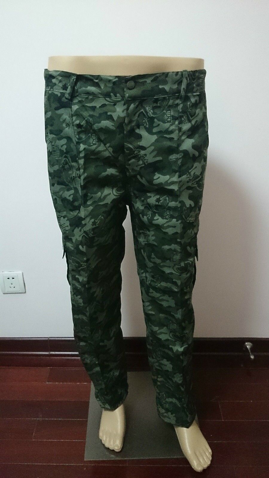 Casual  Military Army Camo Camouflage Combat Mens Work Trousers Pants Apple