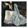 Embriodery Snowflake Long Sleeve Dress   S