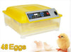 Egg Incubator Hatcher 48 Digital Clear Temperature Control Automatic Turning