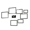 Espejo Acrílico Creativo Decoración Hogar Marco Reloj de Pared
