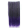 60cm Extension de Cheveux Pièce Dégradé Morceau Long Droit 55 Couleurs
