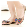 Transparent Jelly Shoes Sandals Chromatic Rhinestone Beads Peep-toe