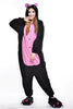Adulte Unisexe Pyjama Costume Cosplay Animal une Pièce Combinaison Noire Cochon