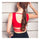 Breathable Running Vest Sports Bra Fitness Yoga Bra ( Padded )    red