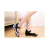 Old Beijing Cloth Shoes Thick Sole National Style Embroidered Woman Shoes  black