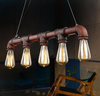 Vintage Industriell Hängelicht Antik Wasserpfeife Wandbehang Lampe